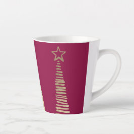 Vereitelter Weihnachtsbaum Milchtasse