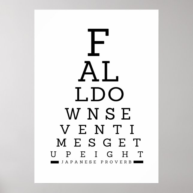 Verfall Sieben Mal Poster Print Wall Decoration (Vorne)