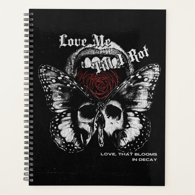 Verfallende Liebe - Gothic Streetwear Design Planer (Vorderseite)