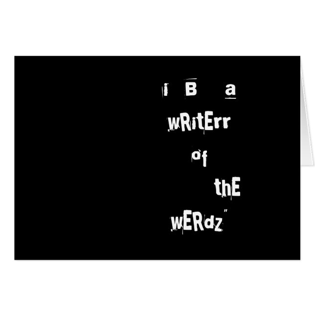 Verfasser-Karte (Vorderseite (Horizontal))