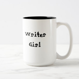 Verfasser-Mädchen Zweifarbige Tasse
