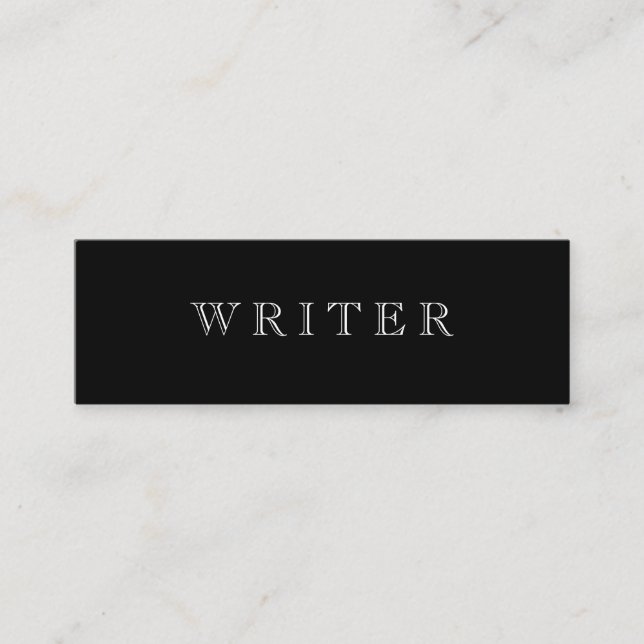 Verfasser Mini Visitenkarte (Vorderseite)