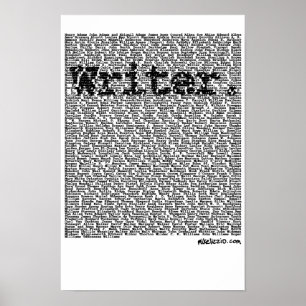 "Verfasser. "Plakat Poster