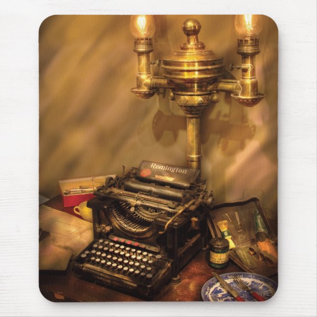 Verfasser - Remington Schreibmaschine Mousepad (Vorne)