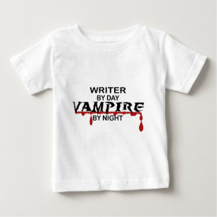 Verfasser-Vampir bis zum Nacht Baby T-shirt