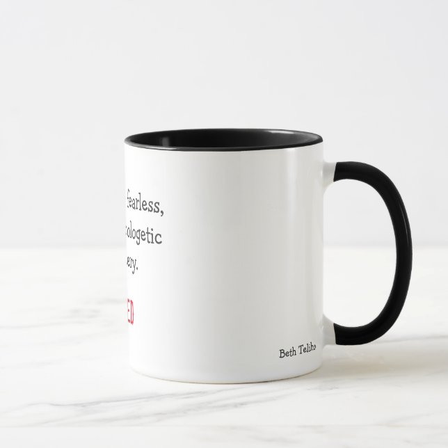 Verfasserinspirations-Kaffee-Tasse Tasse (Rechts)