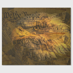 Verfassung American Bald Eagle Geschenkpapier