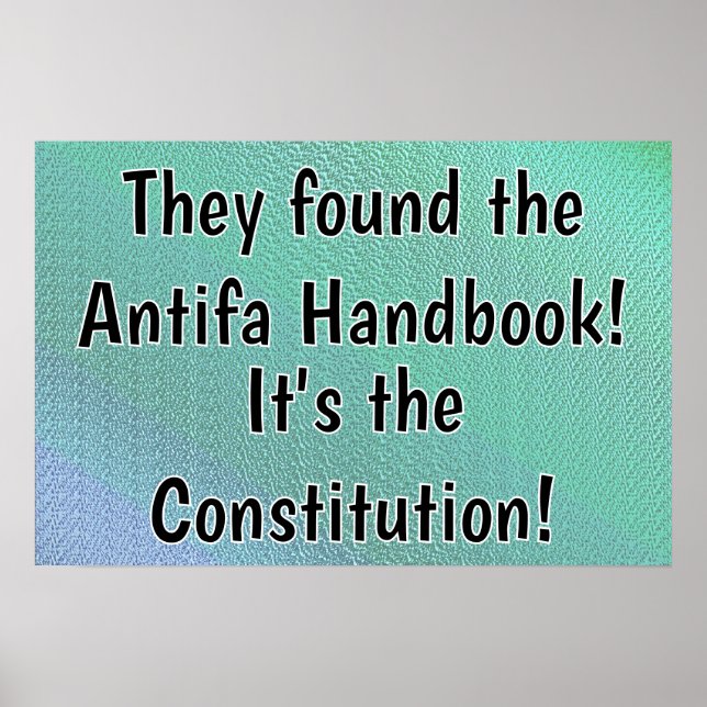 Verfassung Das Antifa-Handbuch Poster (Vorne)