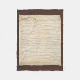 Verfassung der Staaten, Wir, das Volk Fleecedecke