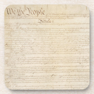 Verfassung der Vereinigten Staaten, Wir, das Volk Getränkeuntersetzer