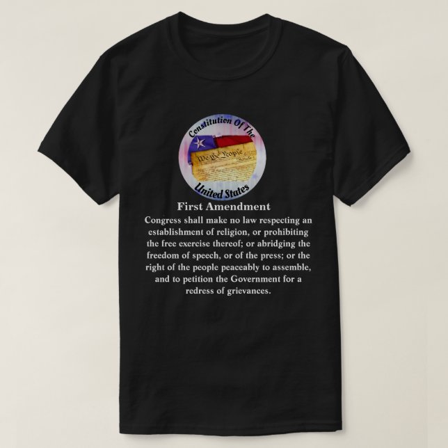 Verfassung Erste Änderung...... Der Kongress T-Shirt (Design vorne)