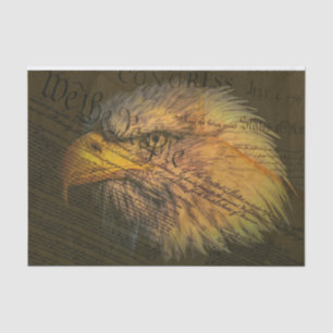 Verfassung mit Adler Seidenpapier
