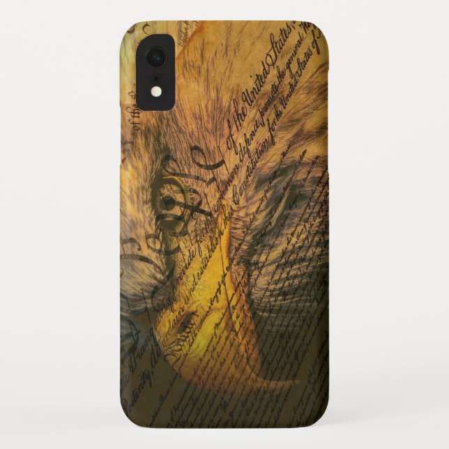 Verfassung mit Weißkopfseeadler Case-Mate iPhone Hülle (Rückseite)