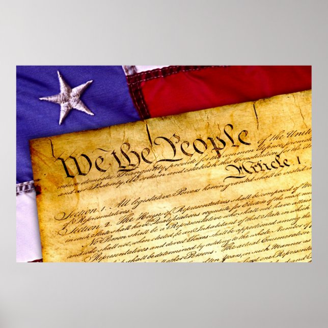 Verfassung-Poster Poster (Vorne)