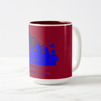 Verfechter des amerikanischen Traums Ziegelrot Zweifarbige Tasse