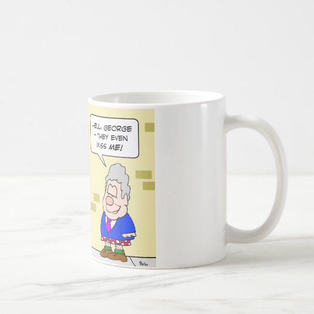 verfehlen Sie mich dennoch Clinton Busch Obama Kaffeetasse (Rechts)