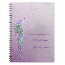 Verfeinertes ruhiges Spiralnotizbuch