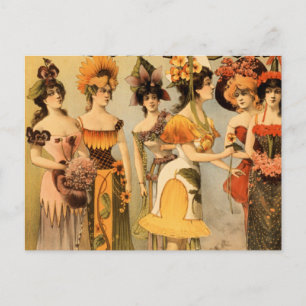 Verfeinertes Vaudeville Postkarte