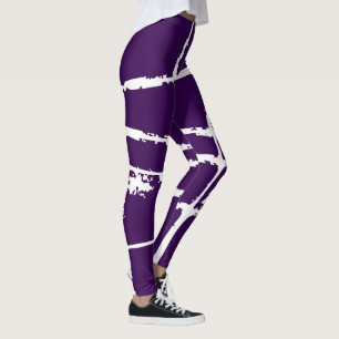 Verfeinertes weißes Licht Grunge modernes schmutzi Leggings