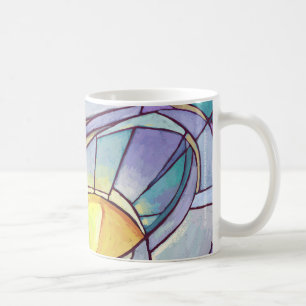 Verfestigtes Glas Sonne strahlend Himmel Tasse