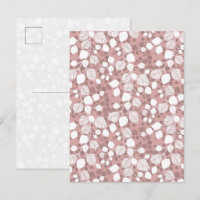 Verflochtene Laubkronen Botanicals Blush Pink Kuns