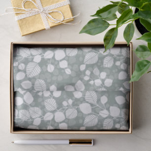 Verflochtenes Laubkronendach Pastell Botanisch Seidenpapier