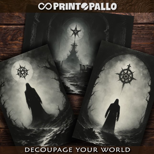 Verfluchte Altare und schwarze Magie-Adepten Geschenkpapier Set (Von Creator hochgeladen)