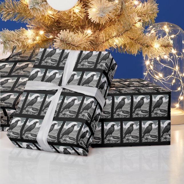 verfluchte Federn Geschenkpapier (Feiertage)