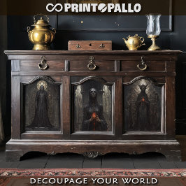 Verfluchte gotische Soul und Dämonen Geschenkpapier Set