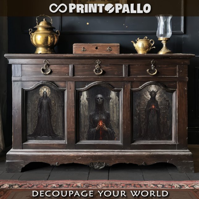 Verfluchte gotische Soul und Dämonen Geschenkpapier Set (Von Creator hochgeladen)