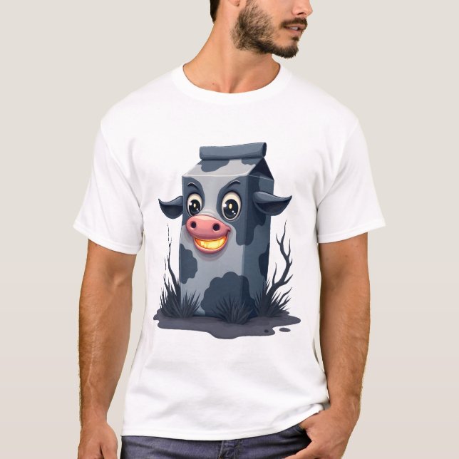 Verfluchte Milchkartonkuh T-Shirt (Vorderseite)