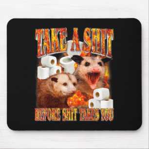 Verfluchte Opossum unangebrachter sarkastischer Hu Mousepad