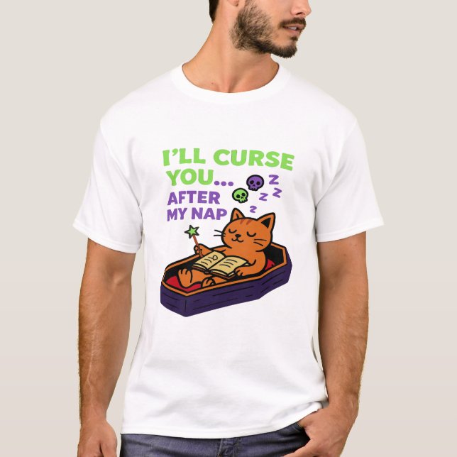 Verfluchter Schlaf T-Shirt (Vorderseite)