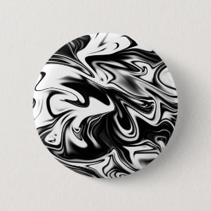 Verflüssigter Schwarz-Weiß-Marmor, Button
