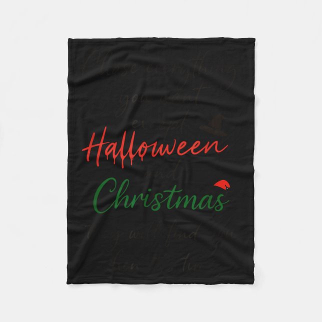 Verfolgen Sie alles, was Sie wollen, außer Hallowe Fleecedecke (Vorderseite)