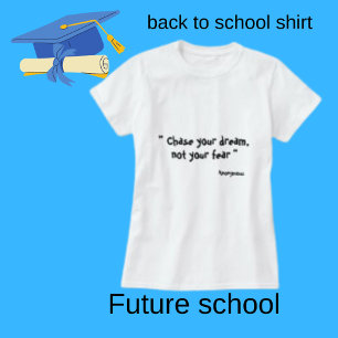 Verfolgen Sie Ihren Traum lustige schwarze Farbnot T-Shirt