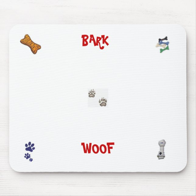 VERFOLGEN Sie TATZEN, Hundespielzeug, Mousepad (Vorne)
