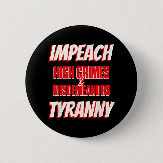 Verfolgen Sie Trumps High Crimes Misshandlungen de Button (Vorderseite)