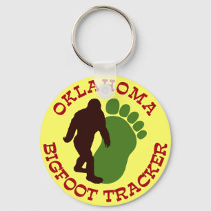 Verfolger Oklahomas Bigfoot Schlüsselanhänger