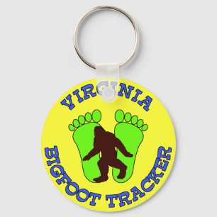 Verfolger Virginias Bigfoot Schlüsselanhänger