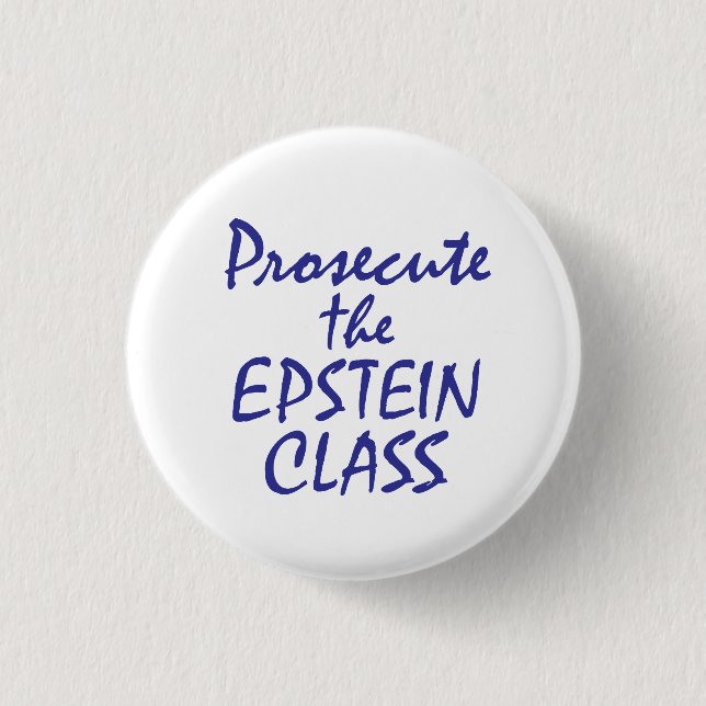 Verfolgt die Epstein-Klasse Button (Vorderseite)