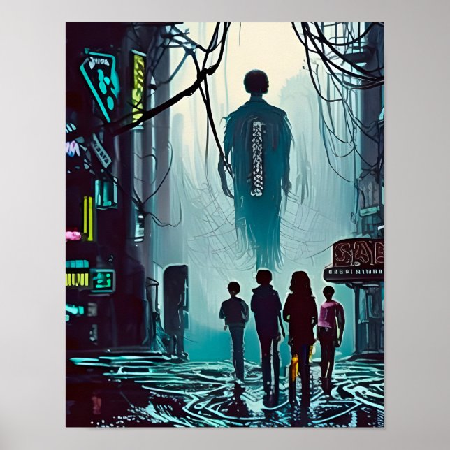 Verfolgung der schlechten Typ (Version 2) Poster (Vorne)