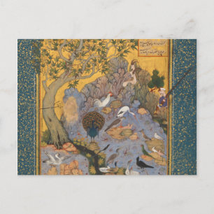 Verfolgung der Vögel durch Habiballah von Sava Postkarte