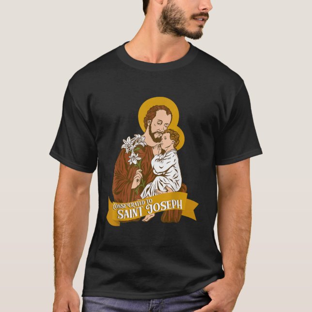 Verfolgung des heiligen Joseph und des Kindes Jesu T-Shirt (Vorderseite)