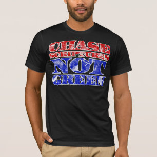 Verfolgungs-Schriften, nicht grün T-Shirt