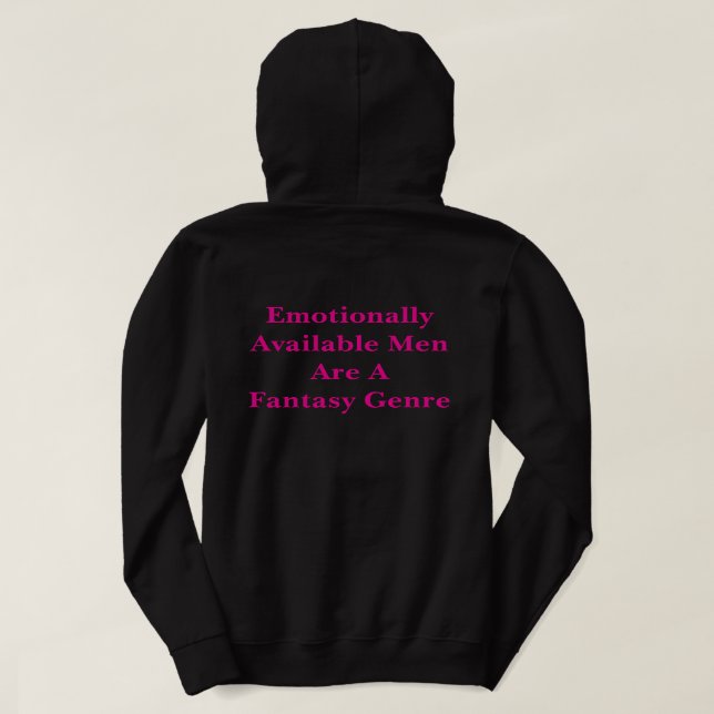 Verfügbare Männer Hoodie (Design Rückseite)