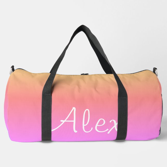 Verführerisch Aqua Duffle Bag (Vorderseite)