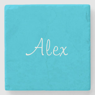 Verführerisch Aqua Steinuntersetzer