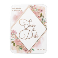 Verführerische Rose Vintag Dusty Pink Save the Dat