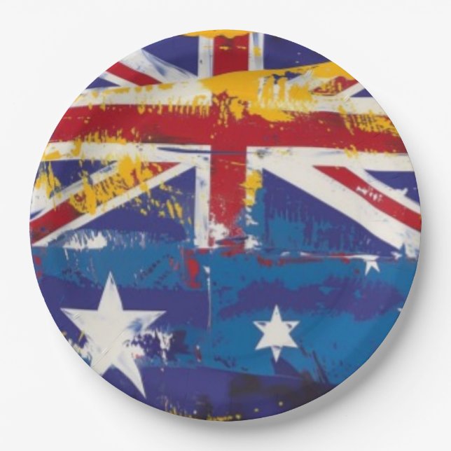 Verführerisches Australien Pappteller (Vorderseite)